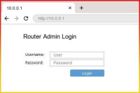 10.0.0.1 Admin Login