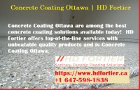 Concrete Coating Ottawa | HD Fortier