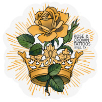 Rose and Crown Tattoos