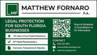 Matthew Fornaro, P.A. d/b/a Fornaro Legal