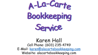 A-La-Carte Bookkeeping Services