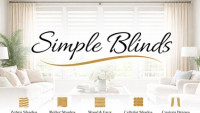 Simple Blinds - Custom Zebra Shade, Roller Shades, Curtains, and Drapery