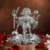 silver hanuman idol