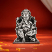 Ganesh Ji Idol for Home & Office – Handcrafted Ganesh Murti | Artarium