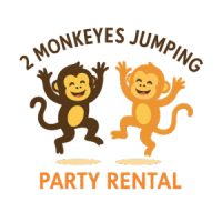 2 Monkeyes Jumping Party Rentals