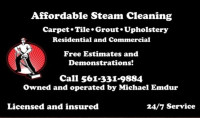 Affordable Steam Cleaning