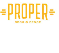Proper Deck and Fence