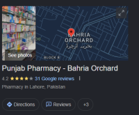 Punjab Pharmacy - Bahria Orchard