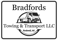 Bradfords Towing & Transport LLC, established in 2025, proudly provides dependable light duty towing and roadside assistance throughout Concord, Albemarle, Lexington, Salisbury, Kannapolis, China Grove, Rockwell, Gold Hill, High Rock, and Richfield.