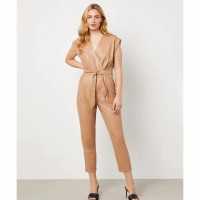 Leather Jumpsuit Womens