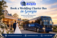 Reserve a Wedding Charter Bus Rental in Georgia, USA