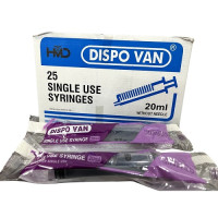 Buy Dispo Van 20ml Single Use Hypodermic Syringe without Needle