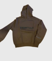 essentials brown hoodie