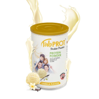 FabPROT Protein Powder - Protein, Vitamins, Minerals & DHA, Vanilla Flavour