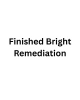 Finished Bright Remediation