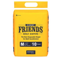 Comfort & Protection with Friends Economy Adult Diapers – XL & Medium
