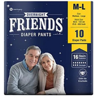 Friends Overnight Diaper Pants M-L – Superior Comfort & Protection