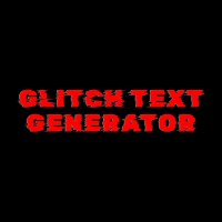 GlitchTextGenerater