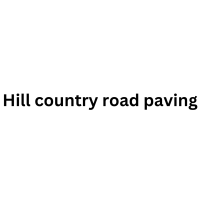 Hill country road paving