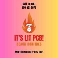Its Lit Pcb 30A Beach Bonfires