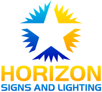 Horizon Sign and Lighting