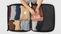 Our packing cubes use compression zippers that allow you to save space without getting a bigger suitcase.