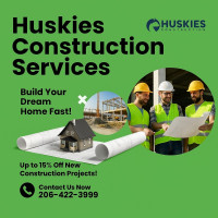 Huskies Construction - Best Construction Company Renton
