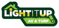 Professional Lawn and Garden Artificial Grass Installation Contractor- Light It Up AV & Turf