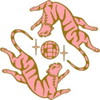 Pink Tiger On The Wharf