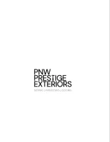 PNW Prestige Exteriors Window Replacement