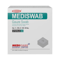 Buy Medica Mediswab Gauze Swab Sterile (5cm X 5cm X 8 ply) – Optimal Wound Care
