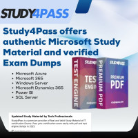 Study4Pass has your back with Microsoft Study Material and Exam Dumps