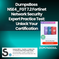DumpsBoss NSE4_FGT 7.2 Fortinet Network Security Expert Practice Test Study Kit