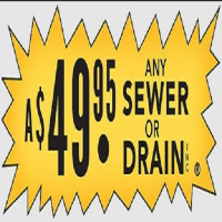 A 49.95 Any Sewer Or Drain