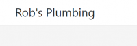Rob's Plumbing