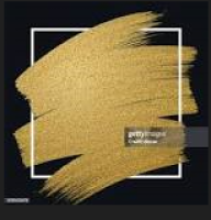 Golden Brush Painting