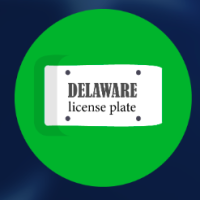 Delaware License Plate