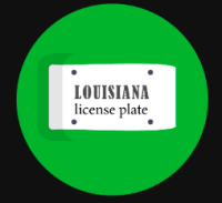 Louisiana License Plate
