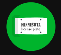 Minnesota License Plate