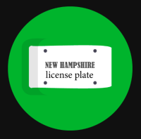 New Hampshire License Plate