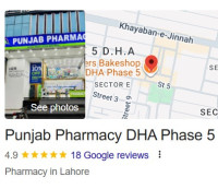 Punjab Pharmacy DHA Phase 5