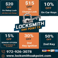 Locksmith Oak Point TX