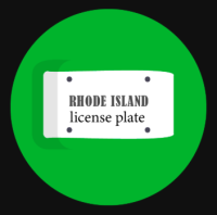 Rhode Island License Plate