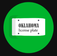 Oklahoma License Plate