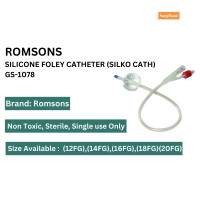 Buy Romsons Silicone Foley Catheter (Silko Cath) GS-1078 at the Best Price