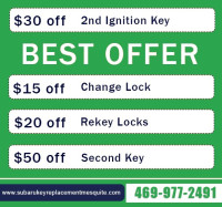 Subaru Key Replacement Mesquite