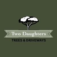 Two daughters trees and driveways