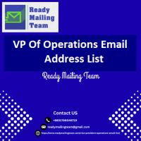 VP of Operations Email Address List – Connect Directly with Operational Decision Makers