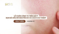 Lỗ Chân Lông To Trên Mặt?
