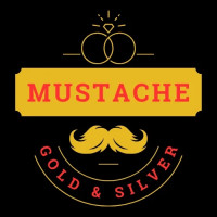 Mustache Gold and Silver